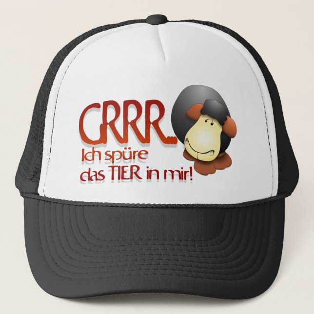 Ich spüre das Tier in mir! Trucker Hat (Front)