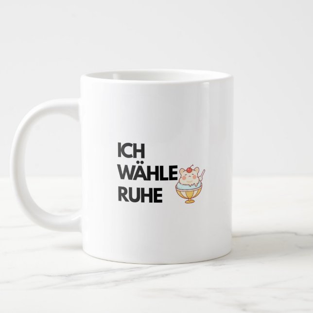 Ich Wähle Ruhe Mug Combo ,Calm Coffee Mug (Left)