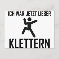 ich wär jetzt lieber klettern