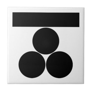 Ichi-moji-ni mitsu-boshi for Fuchu Tile