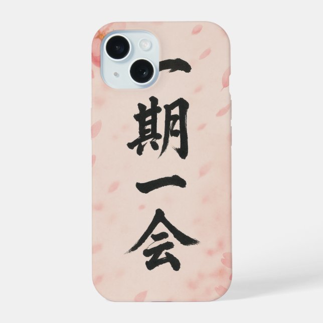 Ichigo Ichie Sakura Zen iPhone Case  (Back)