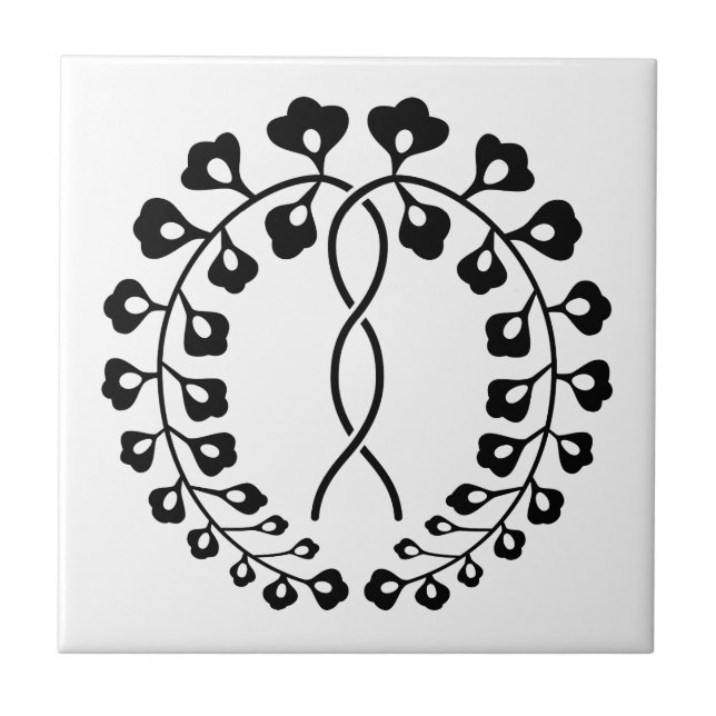 Ichijo wisteria tile (Front)