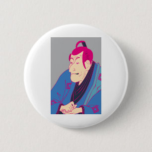 Ichikawa Ebizo IV: Sadayuki TAKEMURA colorful 6 Cm Round Badge