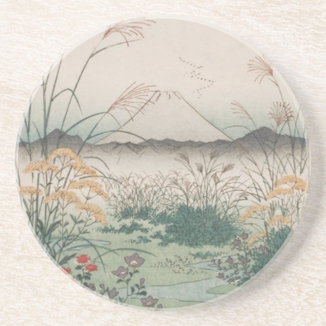 Ichiryusai Hiroshige Coaster (Front)