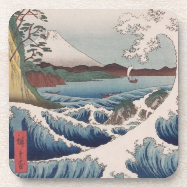 Ichiryusai Hiroshige Coaster (Front)