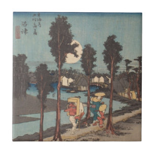 Ichiryusai Hiroshige Tile