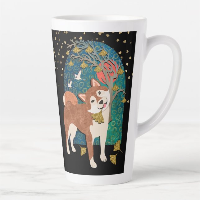 ICHO SHIBA   wrap around design mug (Right)