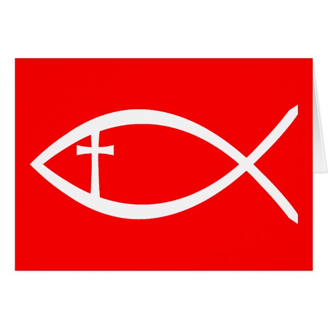 Ichthus Christian Fish (Front Horizontal)