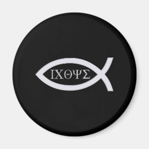 Ichthus - Christian Fish Symbol Magnet