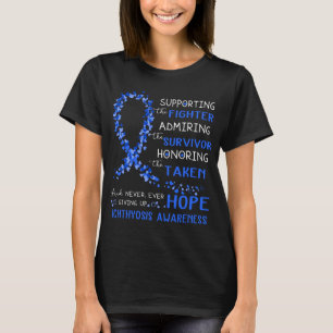 Ichthyosis Warrior Supporting Fighter T-Shirt