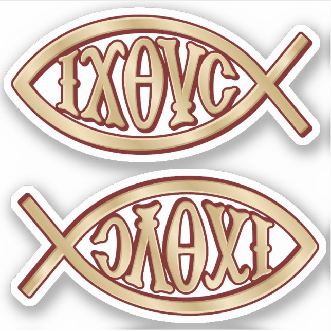 Ichthys Christian Symbol (Front)