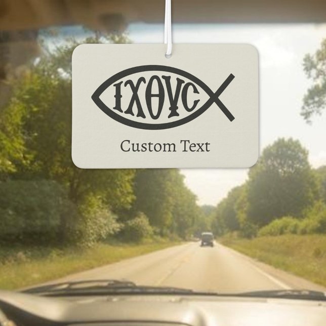 Ichthys Christian Symbol Car Air Freshener (Creator Uploaded)