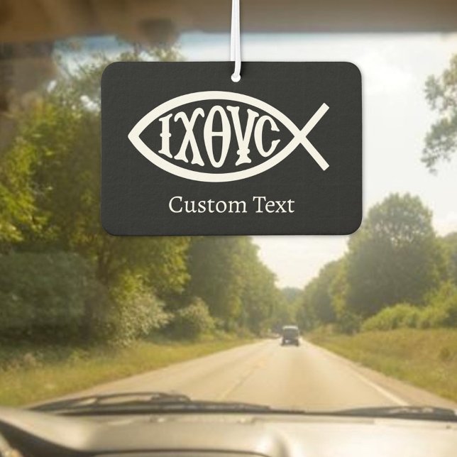 Ichthys Christian Symbol Car Air Freshener (Creator Uploaded)