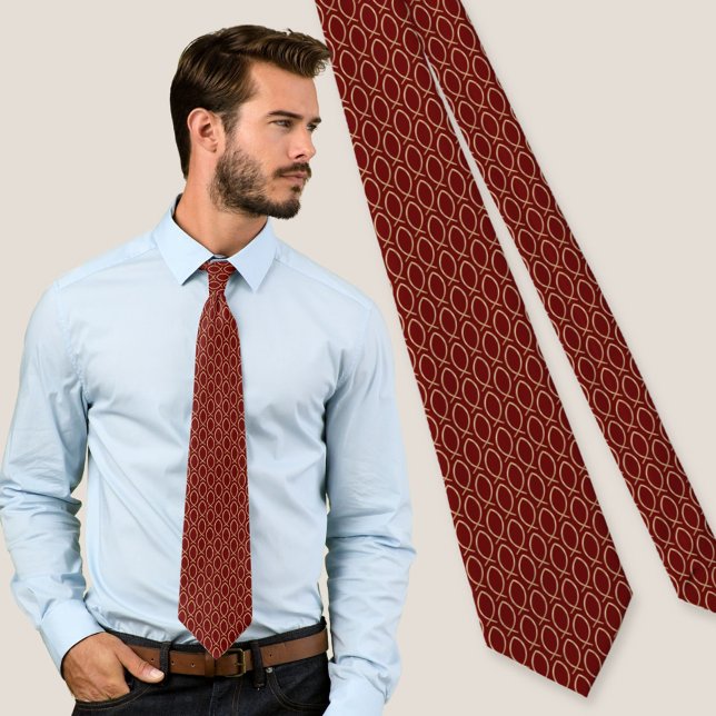 Ichthys Christian Symbol Pattern Tie (Creator Uploaded)