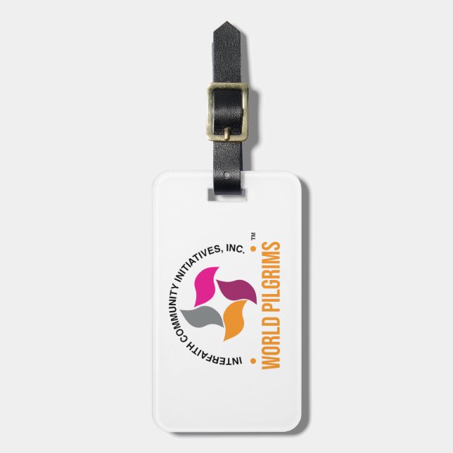 ICI World Pilgrims Luggage Tag (Double-Sided) (Front Vertical)