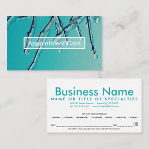 icicle branches appointment reminder card