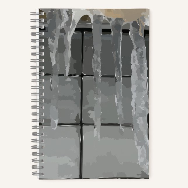 Icicle Spiral Bullet Journal Hardcover (Front)