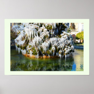 Icicles in Montpellier Poster