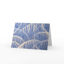 Icicles note card- painting by Madsahara