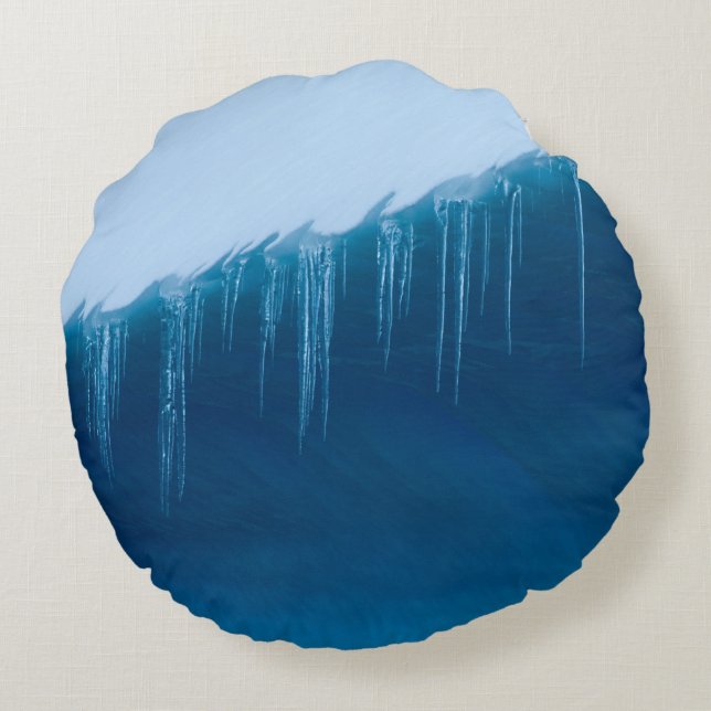 Icicles Round Cushion (Back)