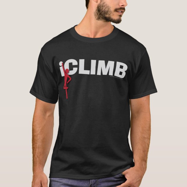 iclimb dark t-shirt (Front)