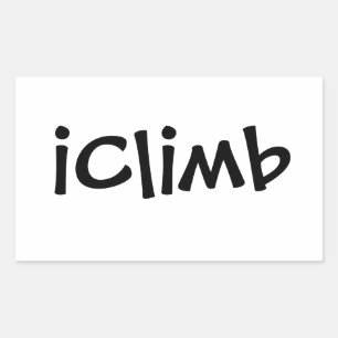 iClimb Rectangular Sticker