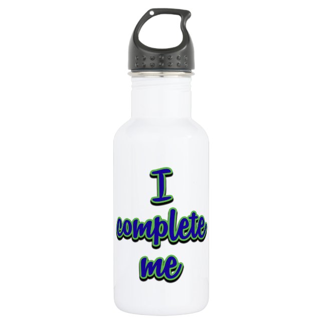 ICM Blue/Green 532 Ml Water Bottle (Front)