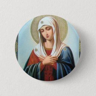ICON (32)mary mother of good 6 Cm Round Badge