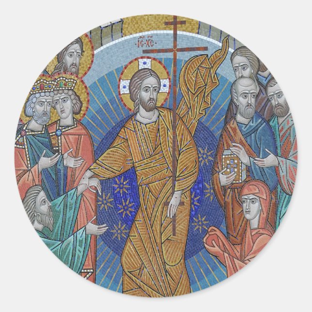 Icon Classic Round Sticker (Front)