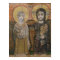 Icon depicting Abbott Mena with Christ