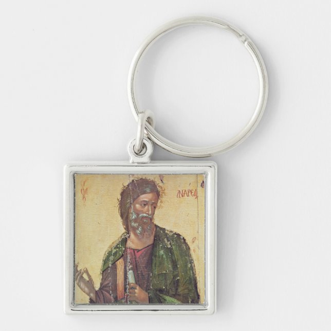 Icon depicting St. Andrew Key Ring (Front)