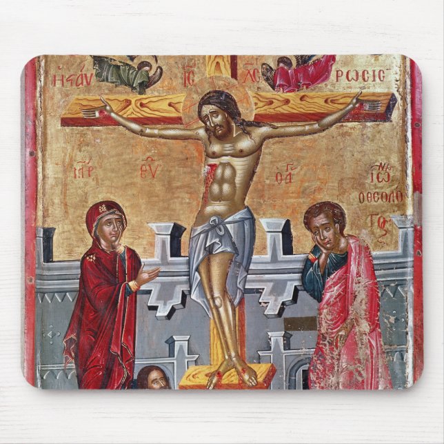 Icon depicting the Crucifixion, 1520 Mouse Pad (Front)
