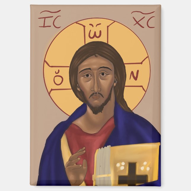 Icon of Christ Magnet (Front)