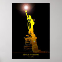 Icon of Freedom: Statue of Liberty Travel Poster