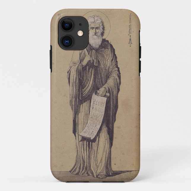 Icon of Saint Elijah the Prophet Holy Art Case-Mate iPhone Case (Back)