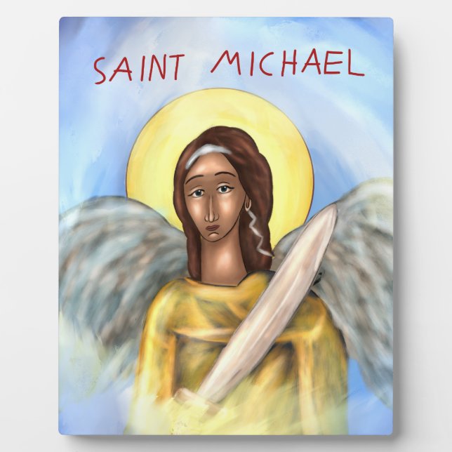 Icon of Saint Michael Plaque (Front)