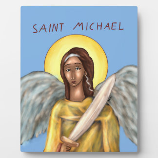 Icon of Saint Michael Plaque