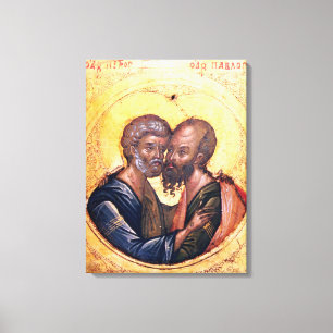Icon of SS. Peter and Paul Canvas Print