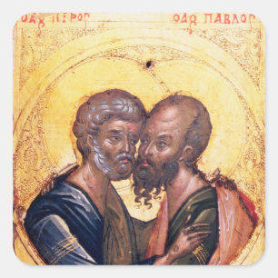 Icon of SS. Peter and Paul Square Sticker