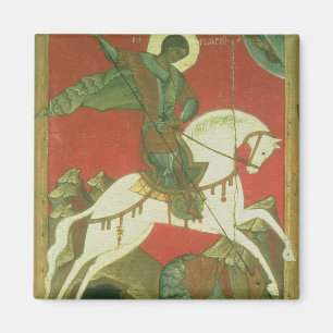 Icon of St. George and the Dragon Magnet