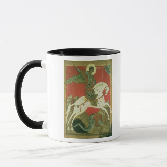 Icon of St. George and the Dragon Mug (Left)