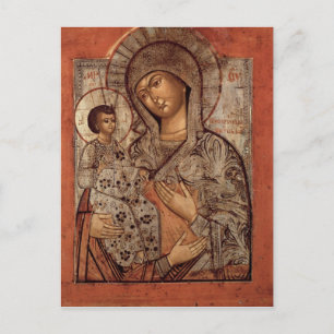 Icon of the Blessed Virgin with Three Hands Postcard