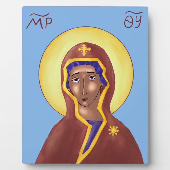 Icon of the Mother of God  Plaque (Front)