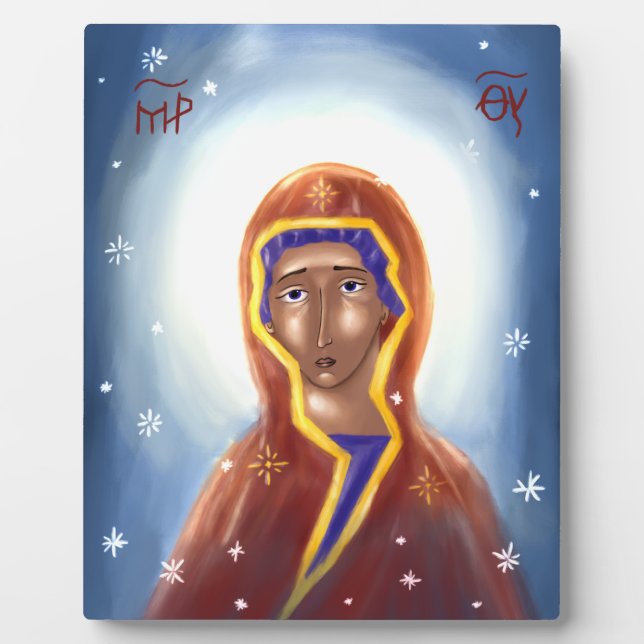 Icon of the Mother of God  Plaque (Front)