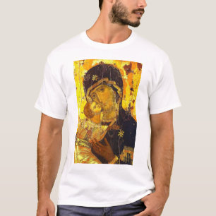 Icon of the Theotokos of Vladimir T-Shirt