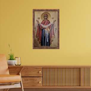 Icon of the Virgin Mary Poster