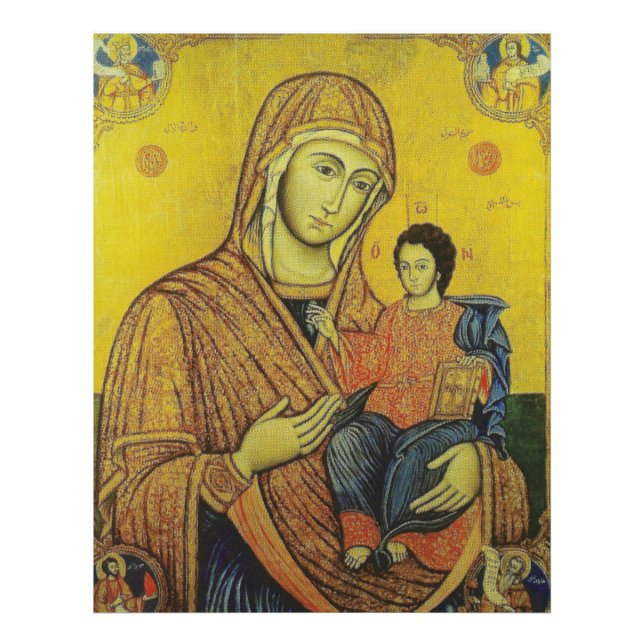 Icon of Virgin Mary  Photo Print (Front)