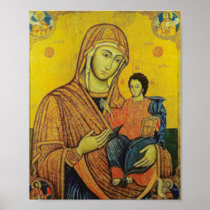 Icon of Virgin Mary Poster