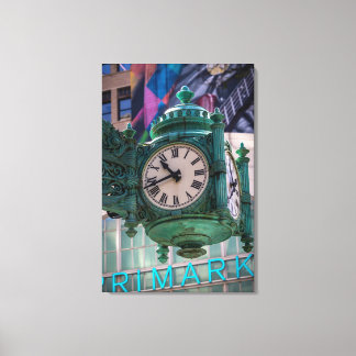 Icon Time Over State St Colour Portrait Canvas Print