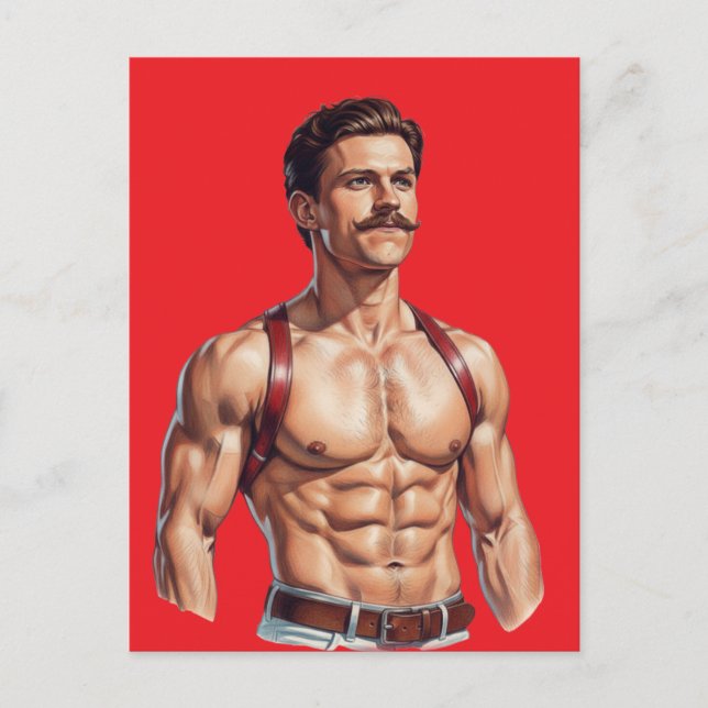 Icon: Tom of Hollywood Postcard (Front)